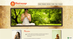 Desktop Screenshot of mantrassage.com