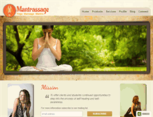 Tablet Screenshot of mantrassage.com